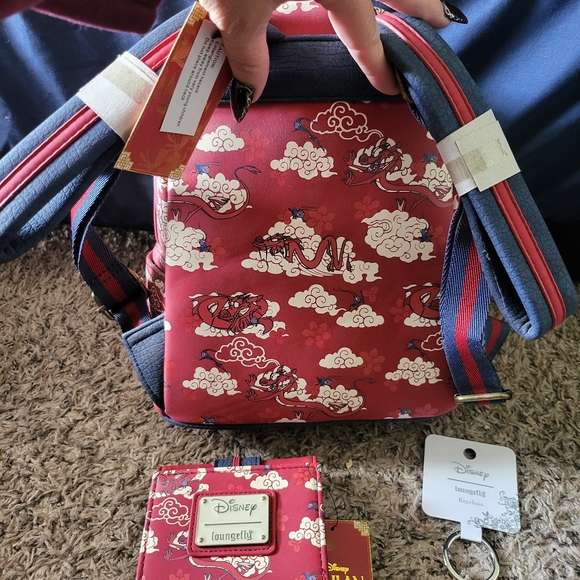 Disney Loungefly Mulan Backpack and Wallet Set main image 4